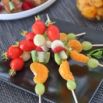 Brochettes de fruits welcome