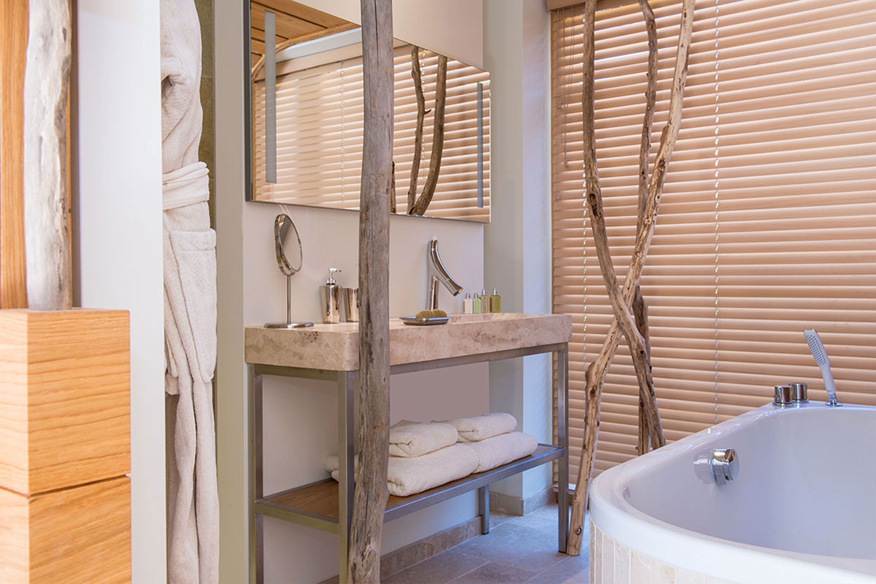 Salle de bain nature