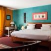 Chambre double turquoise