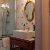 Salle de bain douche vintage