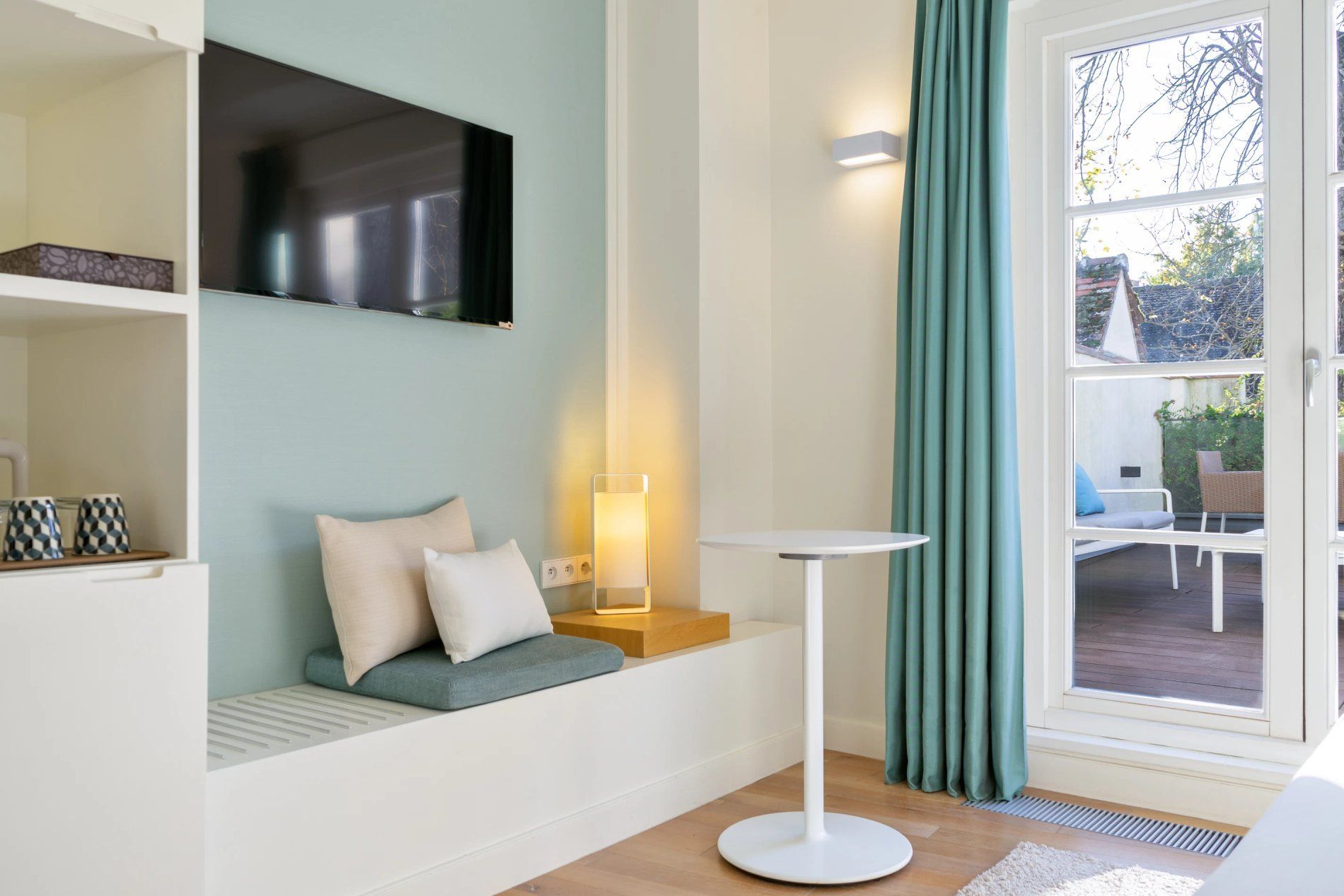 Chambre superieure terrasse banquette