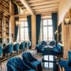 Bar bibliotheque velours