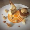 Dessert glace noisette