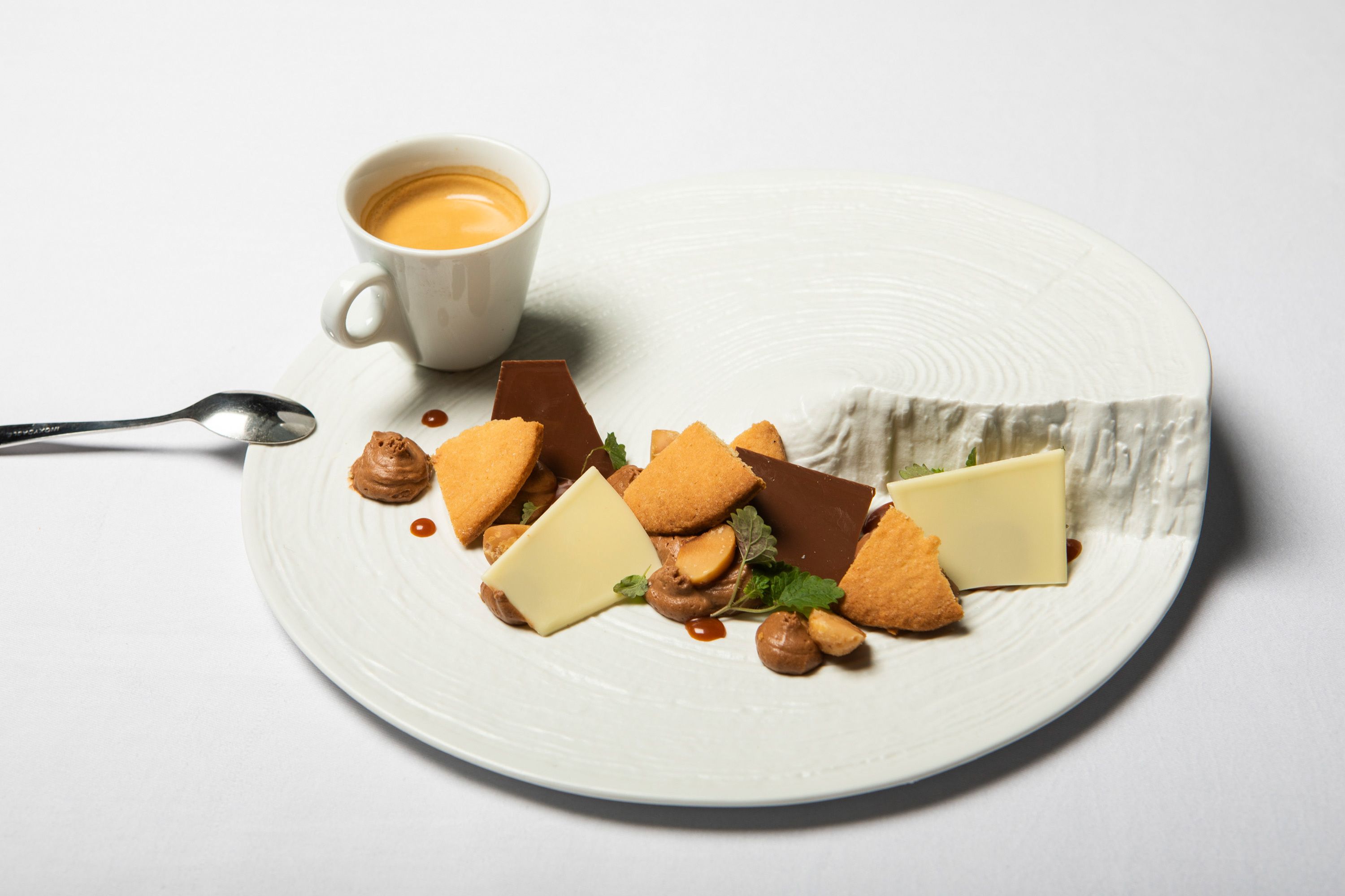Detail dessert chocolat