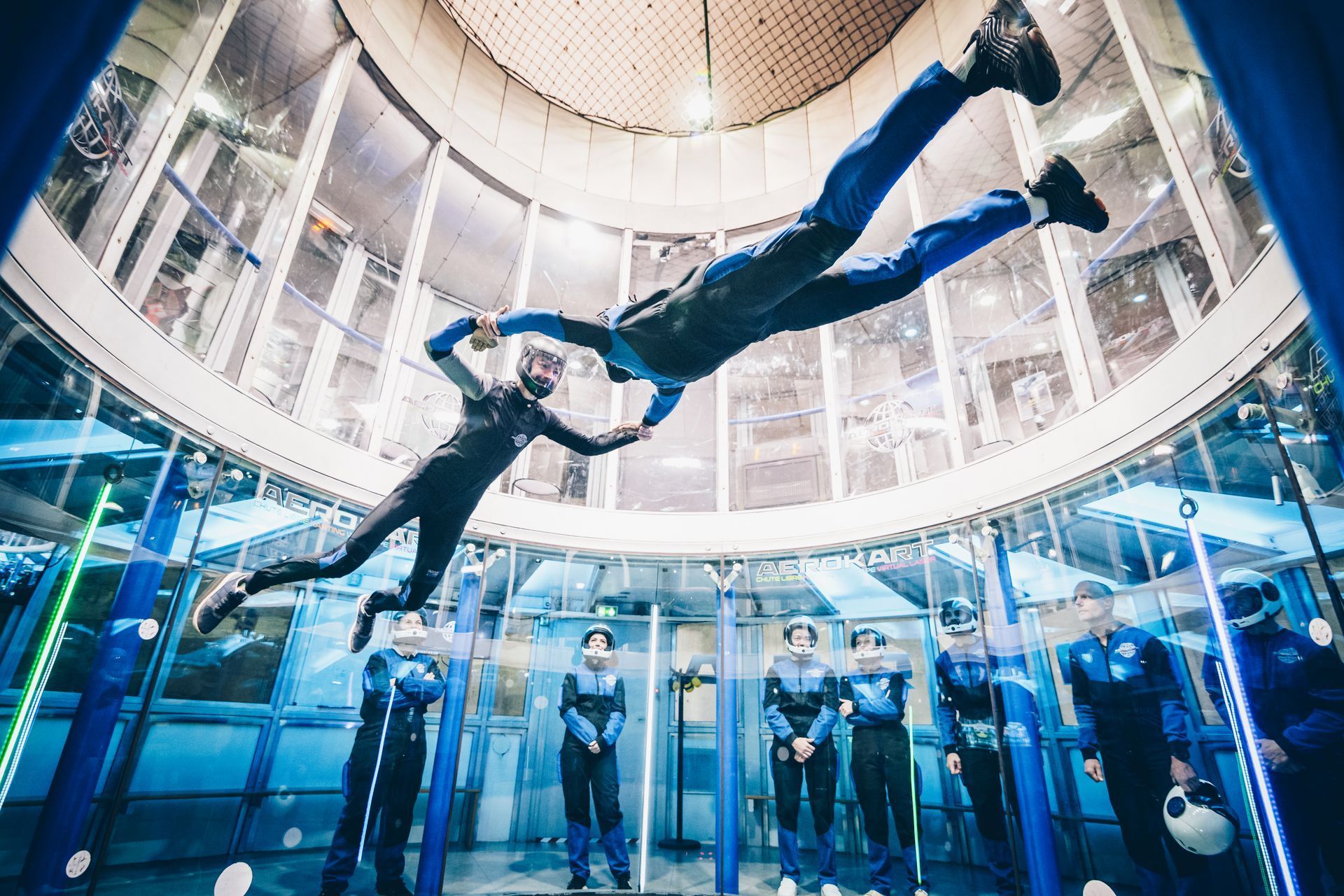 Simulateur chute libre indoor en duo Aérokart