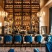 Bar comptoir bouteilles