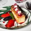 Dessert pain perdu fruits rouges