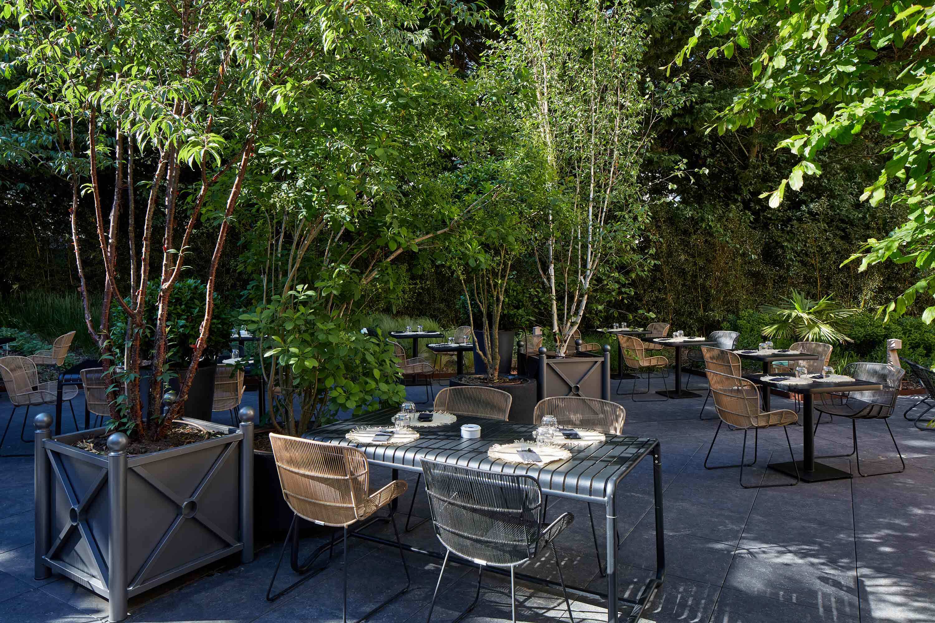 Terrasse restaurant jardin