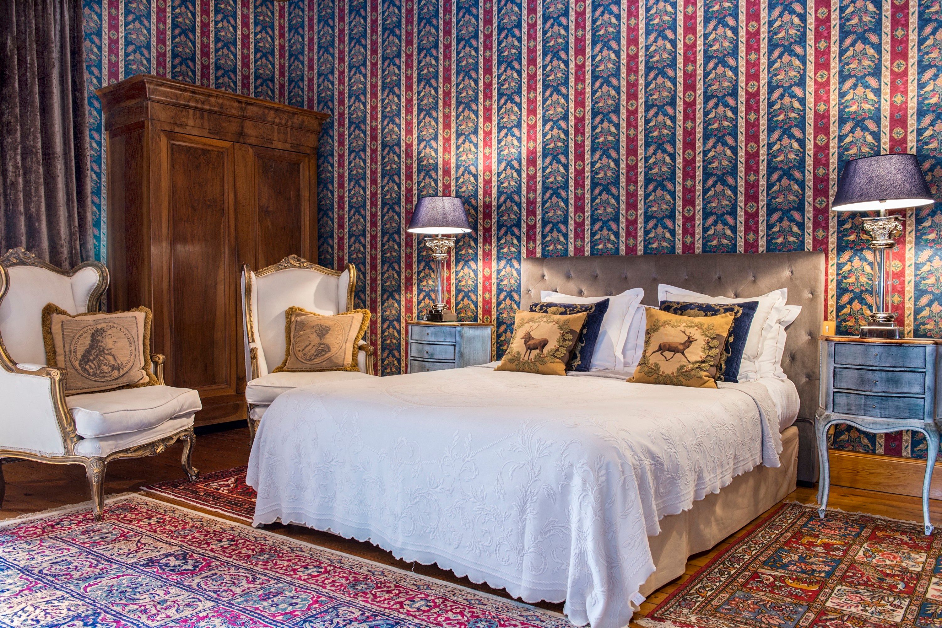 Chambre double tapisserie