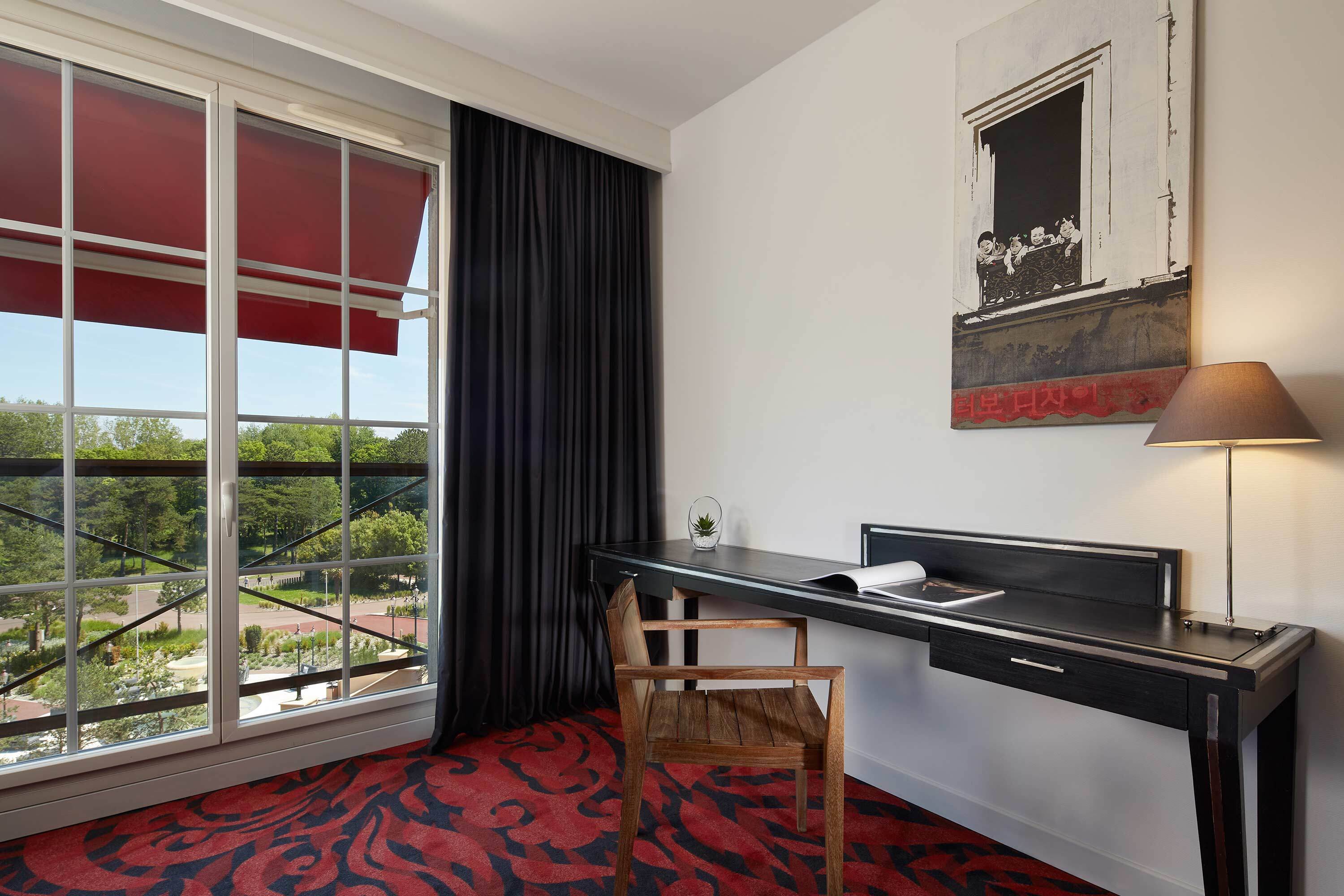 Chambre double vue bureau