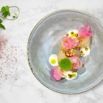 Restaurant plat tartare