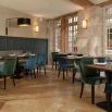 Restaurant bleu vert