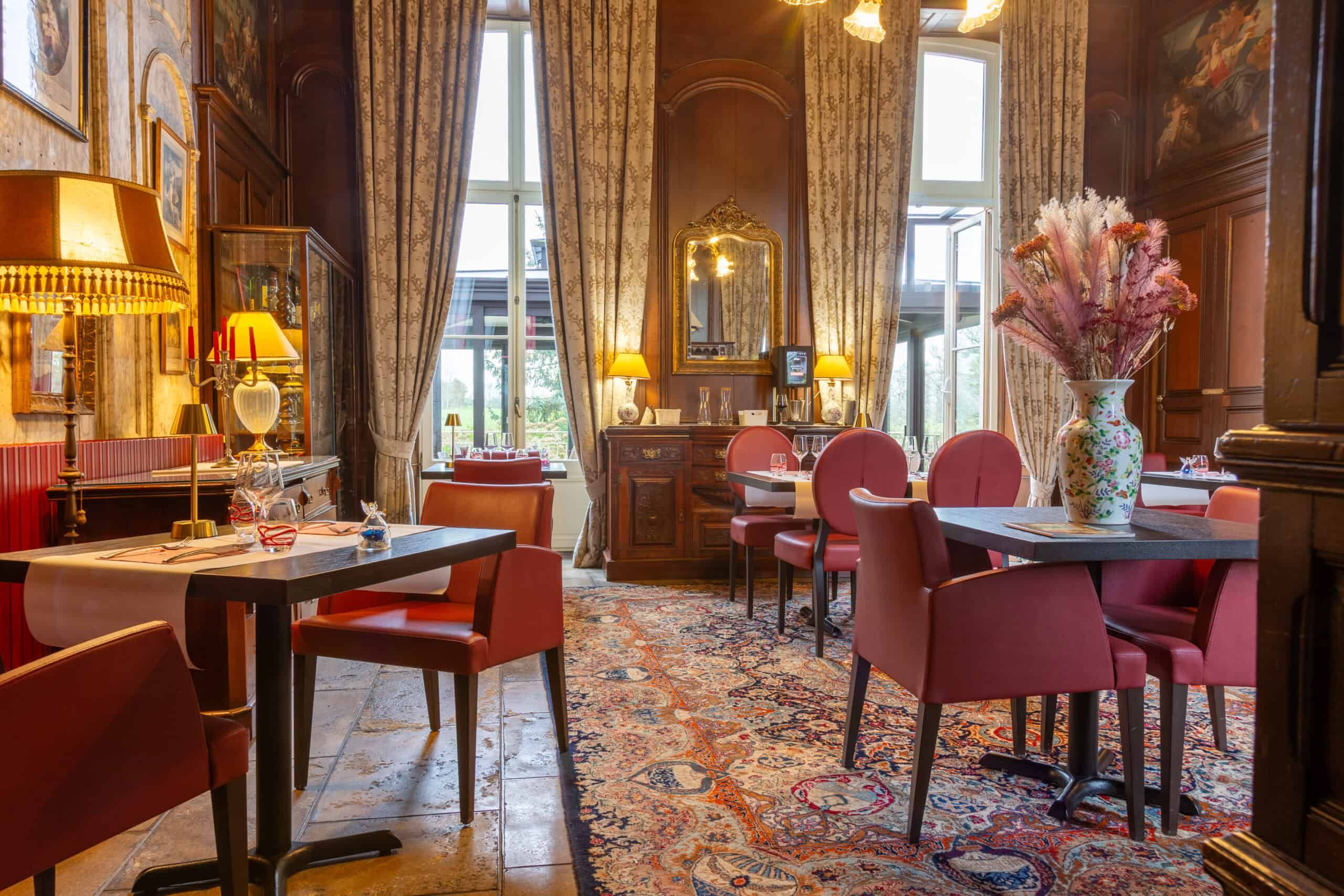 Restaurant vue rideaux