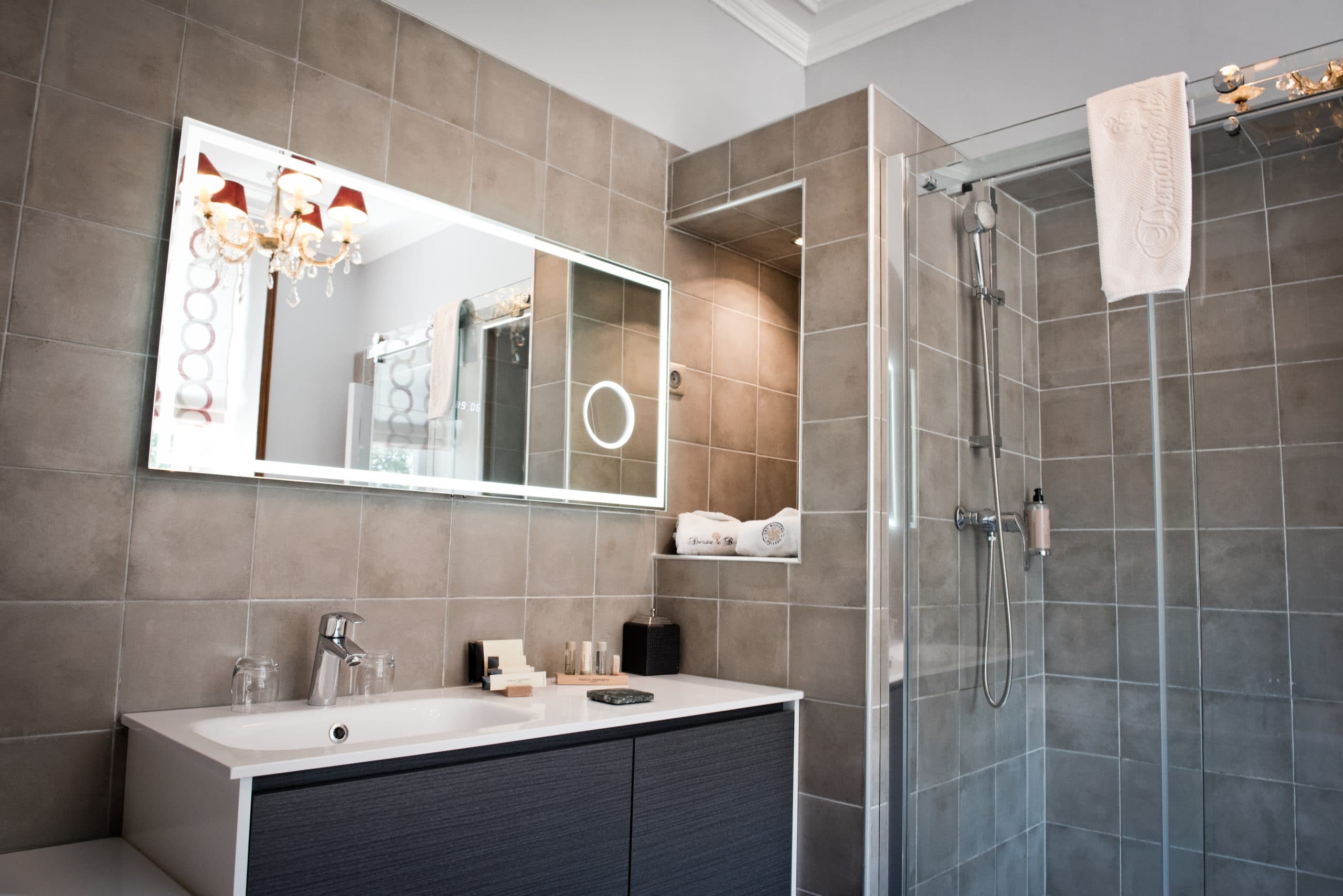 Salle de bain douche italienne