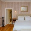 Chambre raye rose
