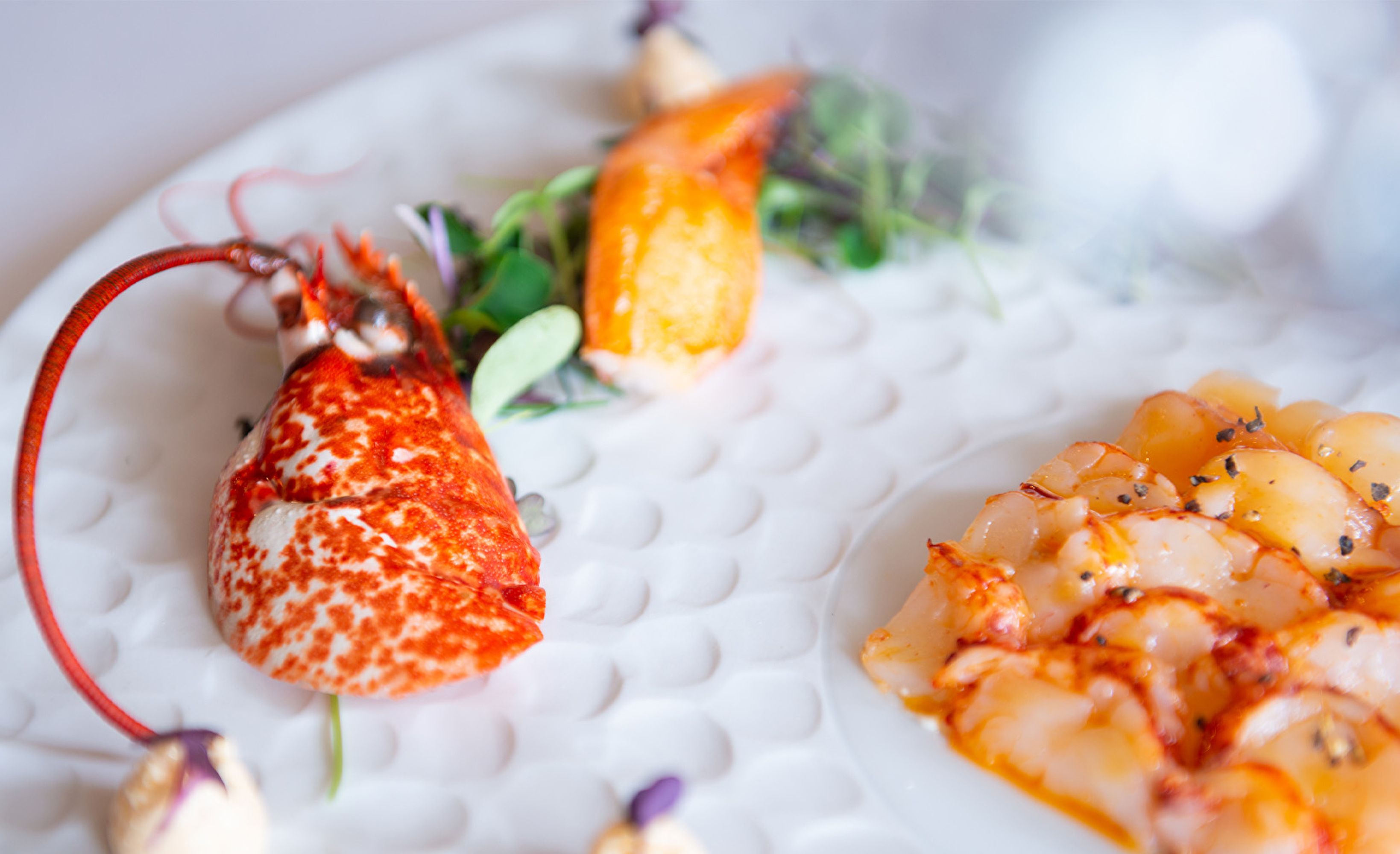 Homard pince poelee