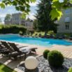 Piscine exterieure jardin