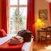 Chambre double orange bureau