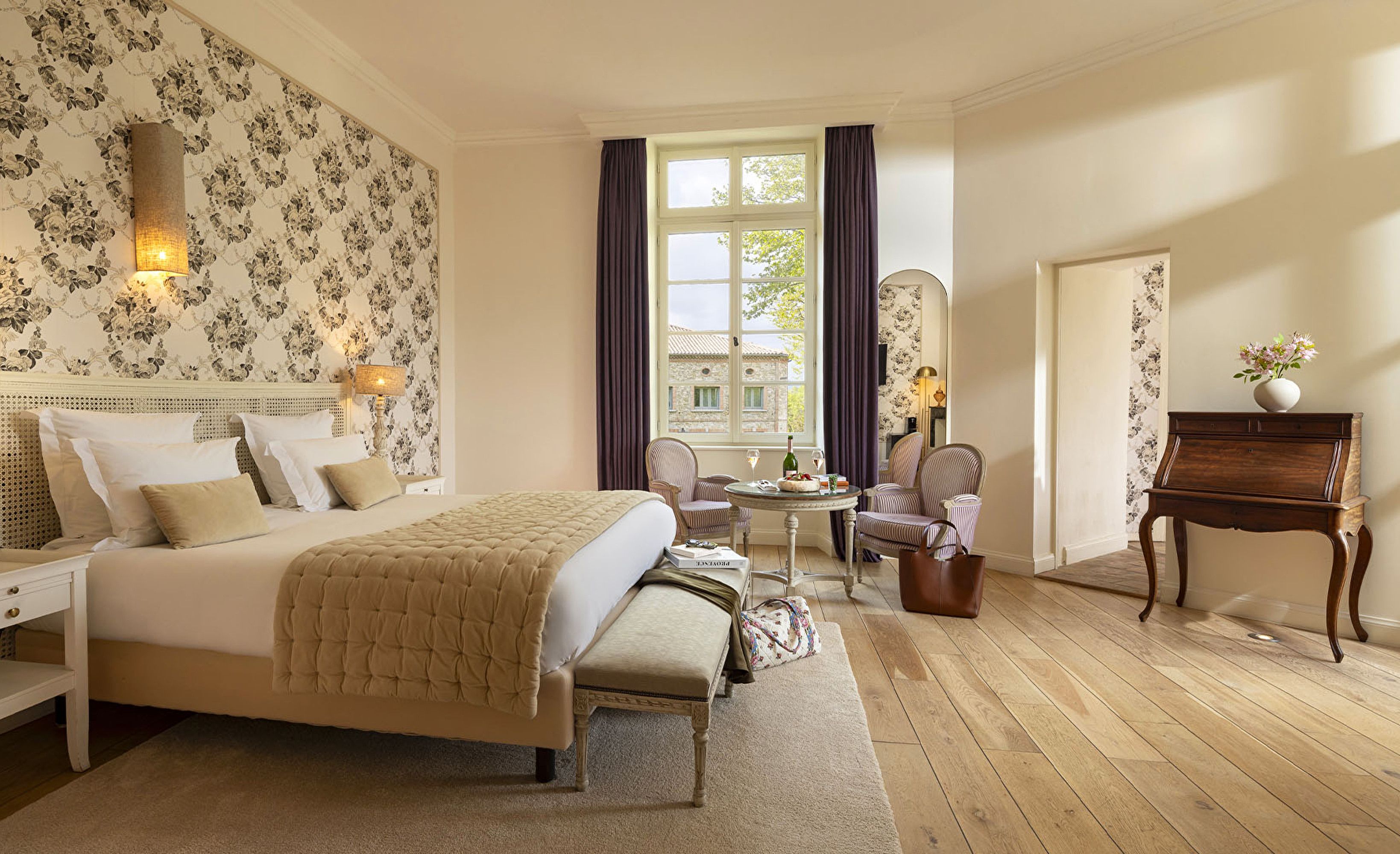 Chambre double vue village