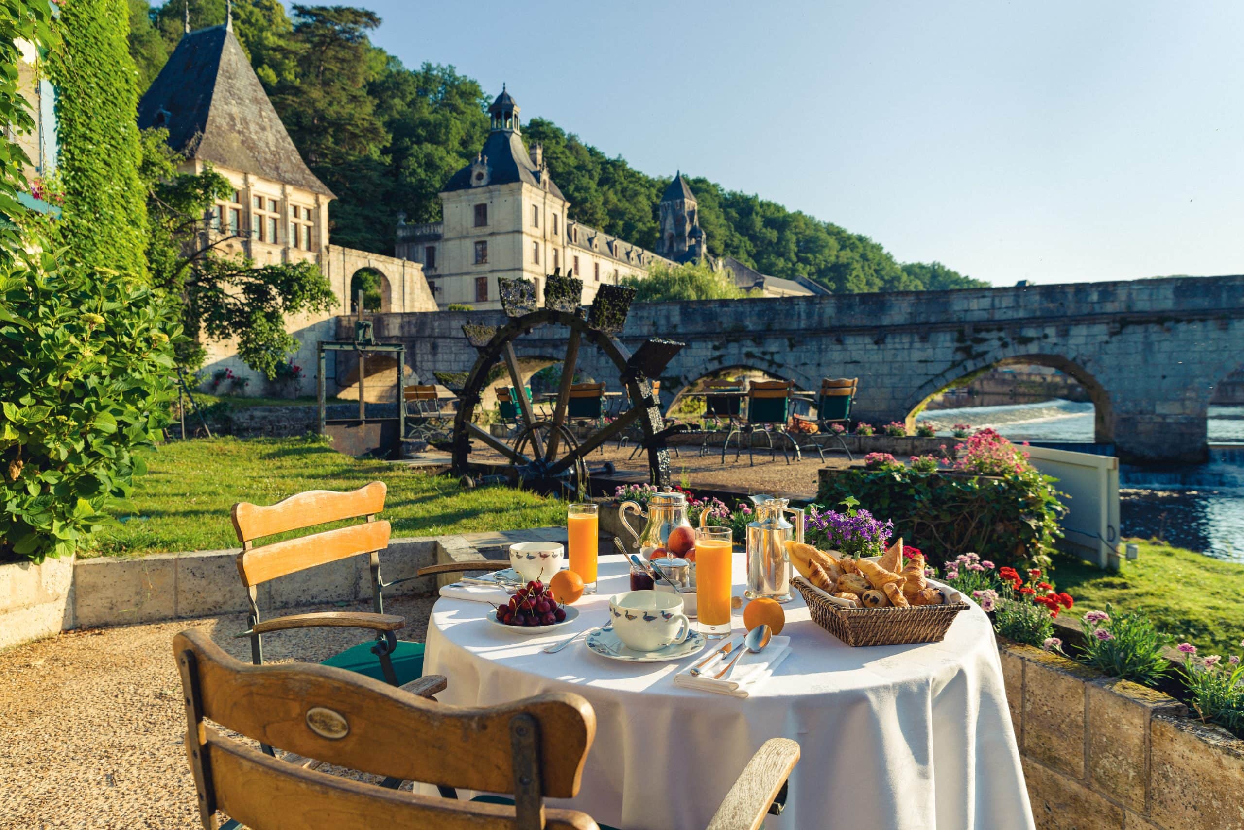 Petit dejeuner terrasse