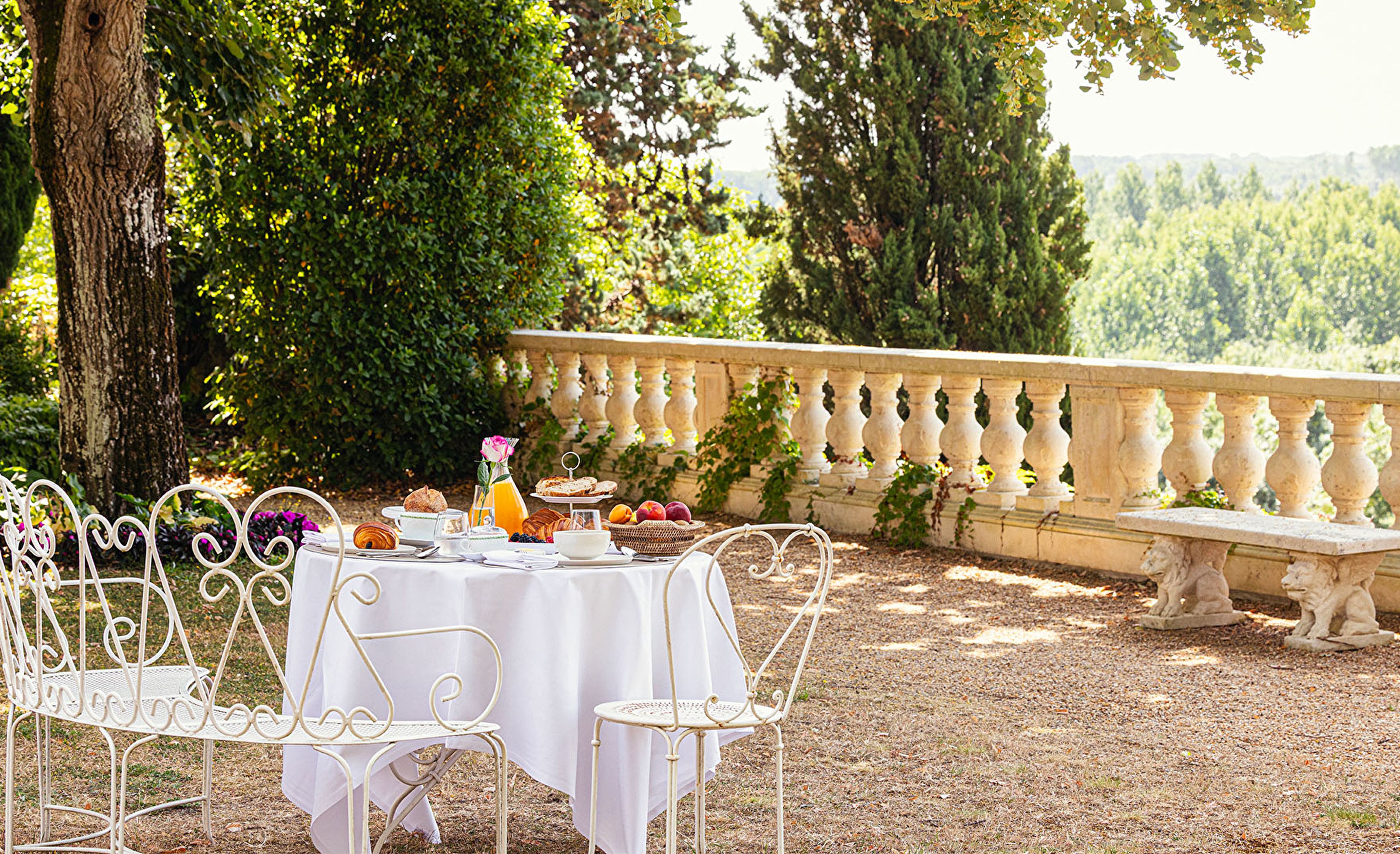 Terrasse petit dejeuner