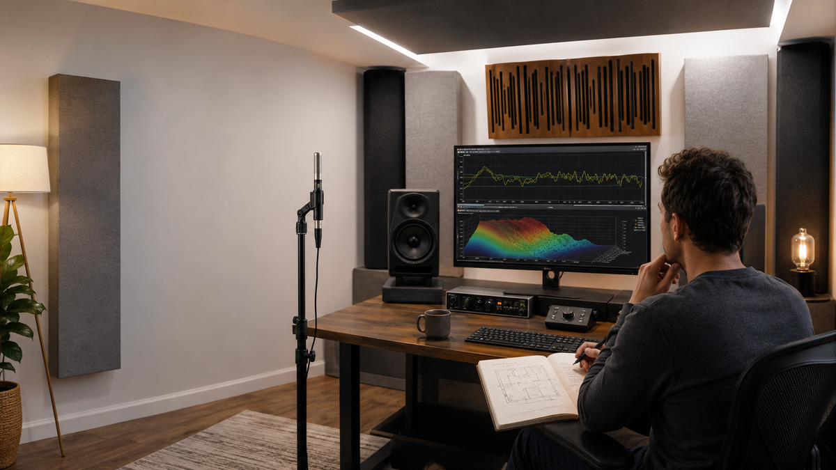 Home Studio Acoustic Treatment: How to Measure Your Room and Decide What to Fix First