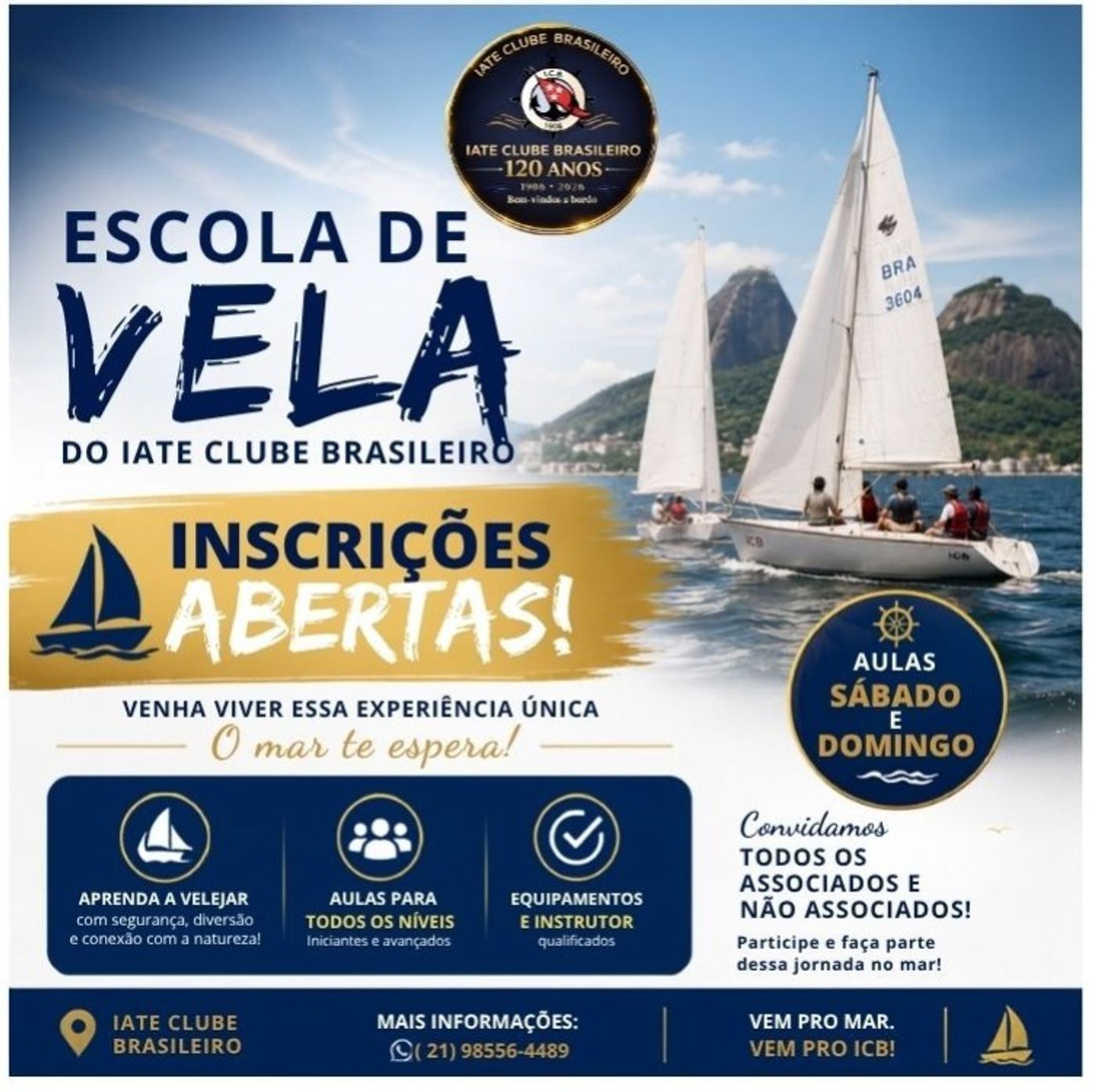 O vento está a favor... só falta você!