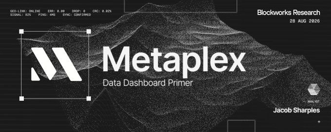 Metaplex Data Dashboard Primer Banner