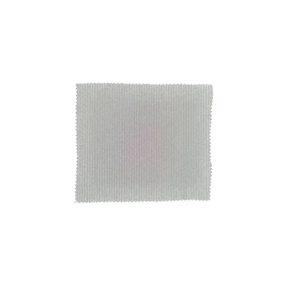 One swatch alone in pale silver-grey, showing the fine even weave that the fanned group obscures.
