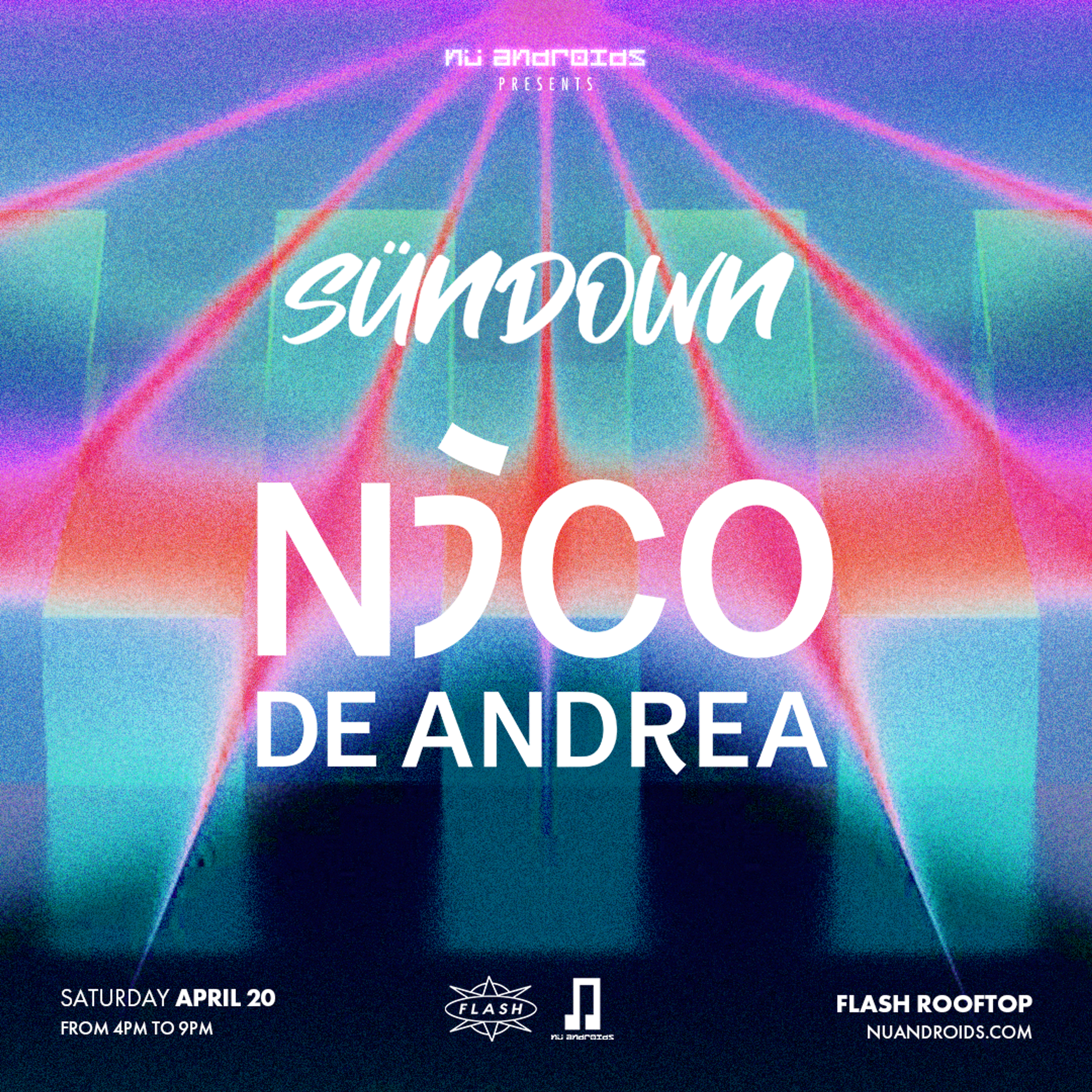Flyer image for SünDown: Nico De Andrea