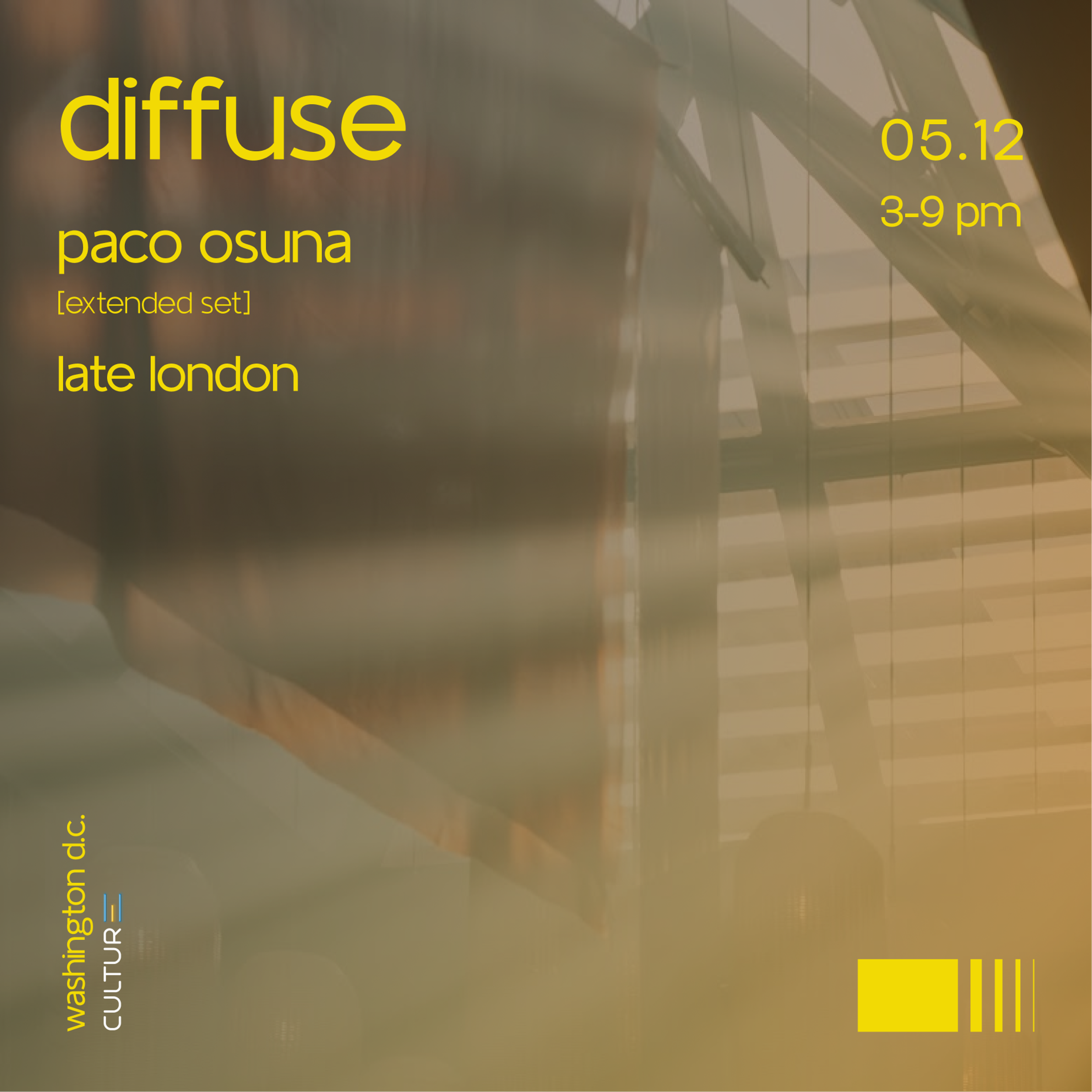 Flyer image for diffuse: paco osuna (extended set)
