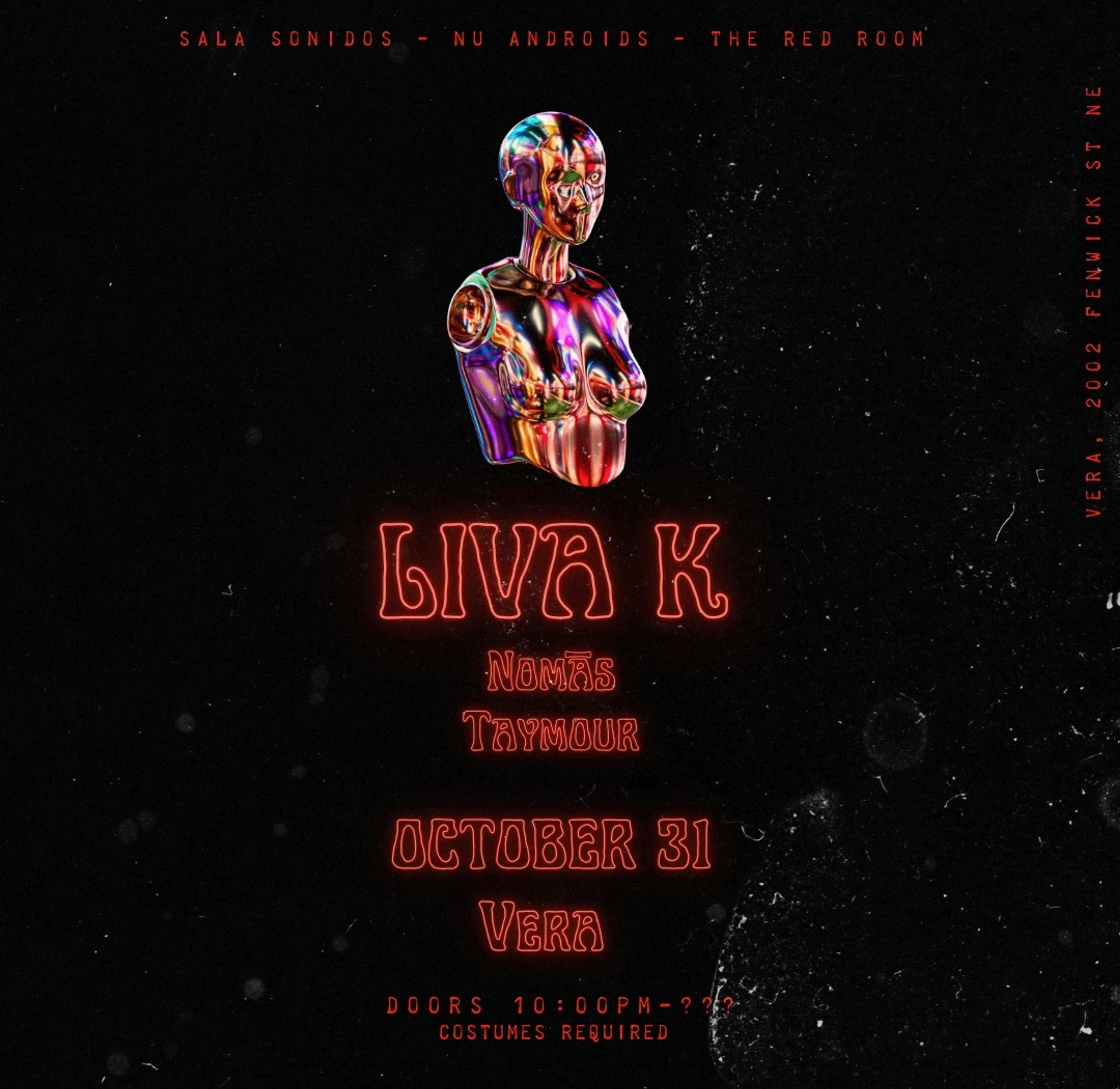 Flyer image for Liva K