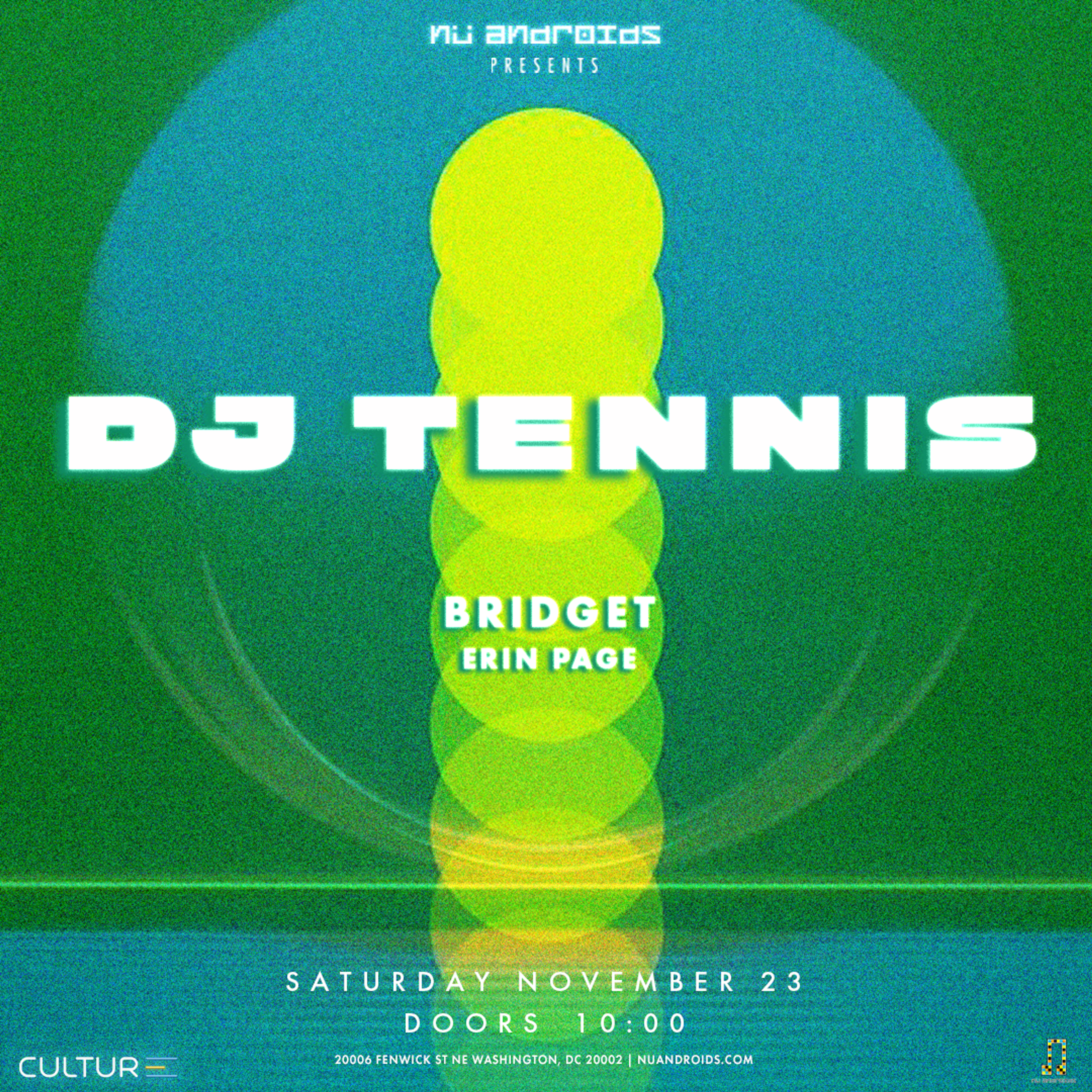 Flyer image for DJ Tennis