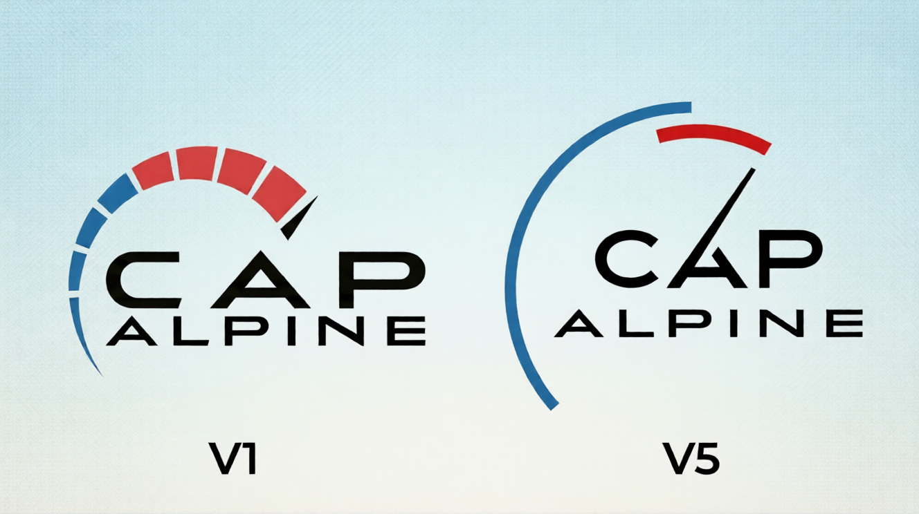 La genèse de CapAlpine, de l'esquisse à l’identité définitive