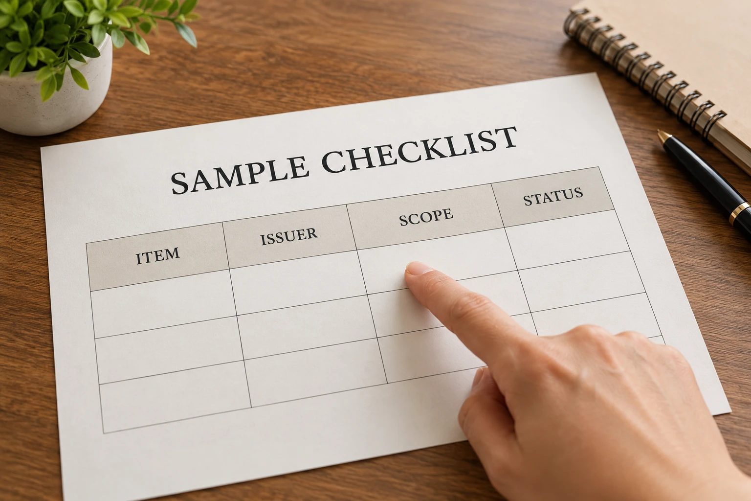 Connect the item and scope to the issuer’s current record, rather than counting logos.
