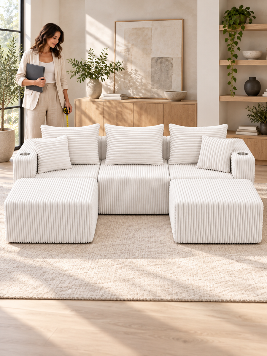 Compressed Sectional Sofa Buying Guide: Size, Shape and Delivery