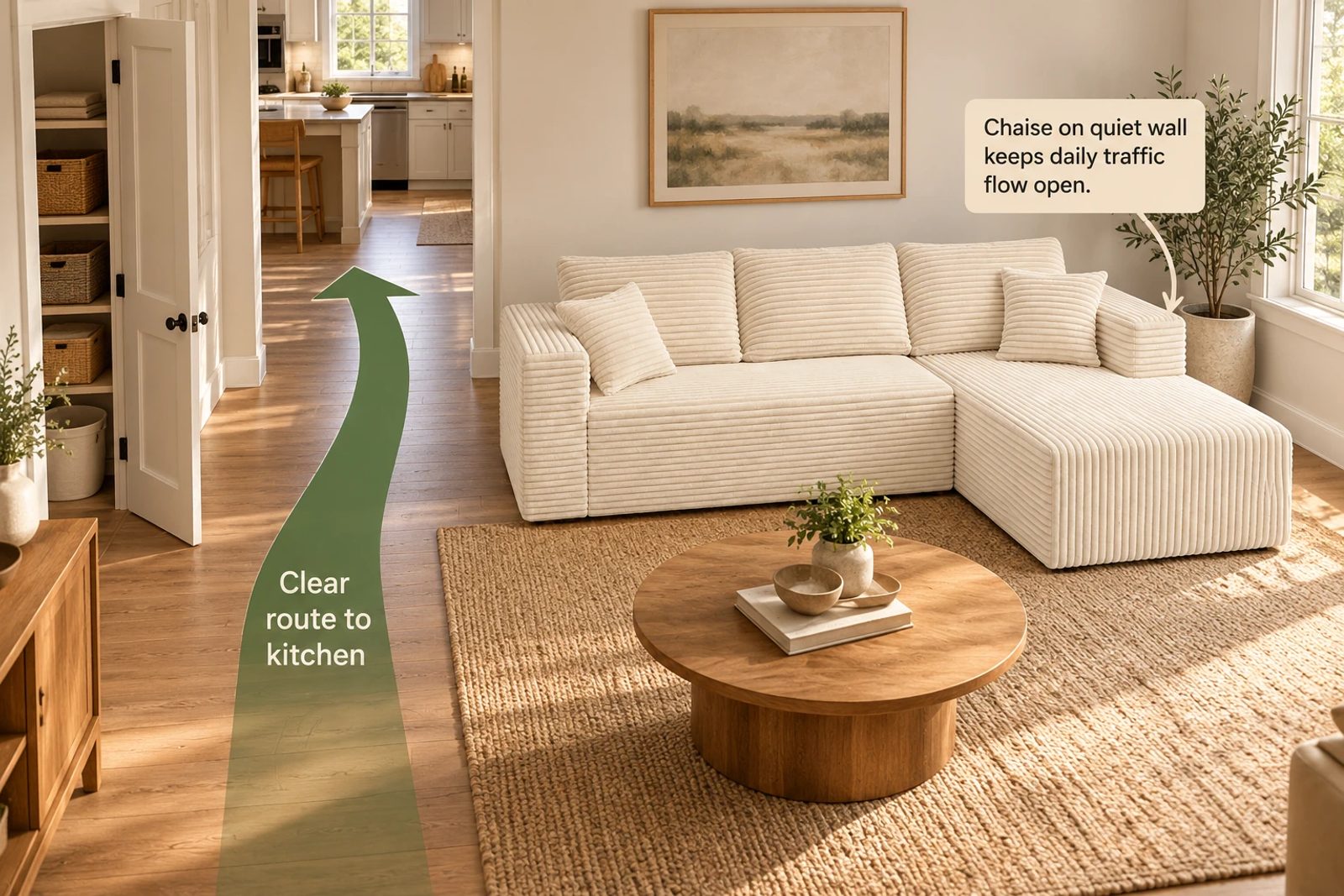 An occupied chaise belongs away from the trip people make throughout the day.