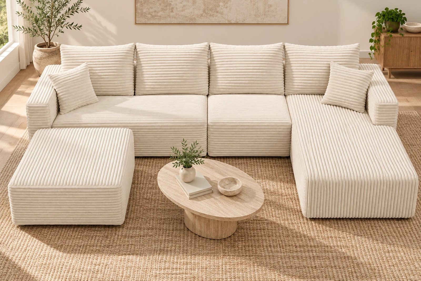 Test the approach to the center seat with the table included.