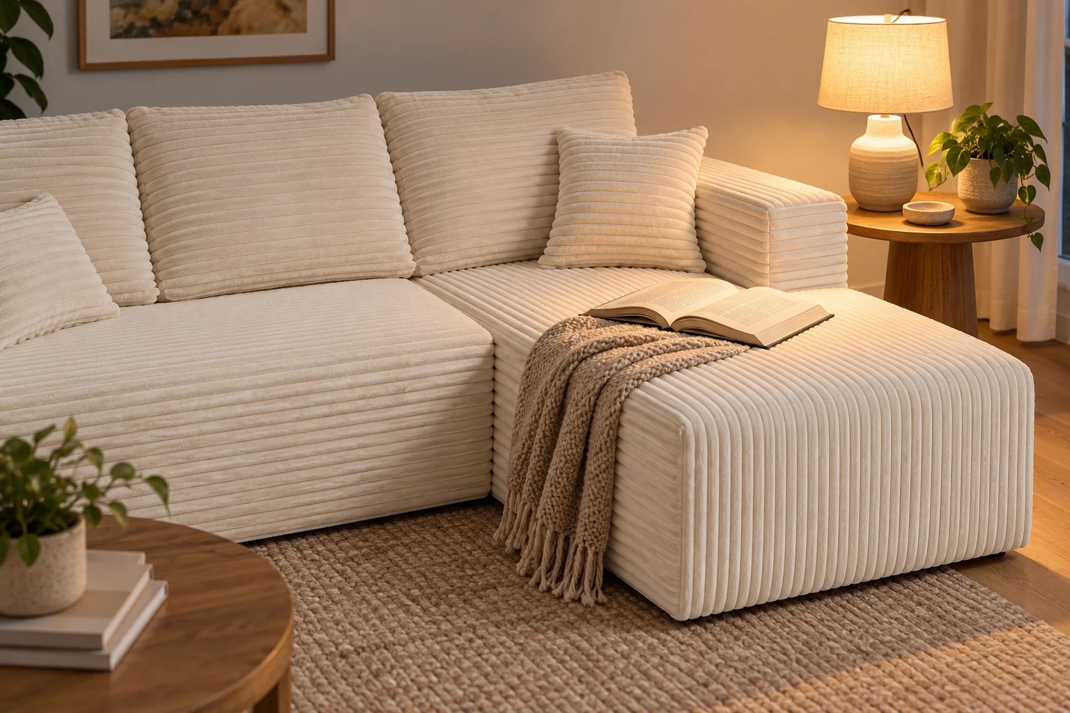 Light the page without putting the lamp base or cord in the nighttime route.