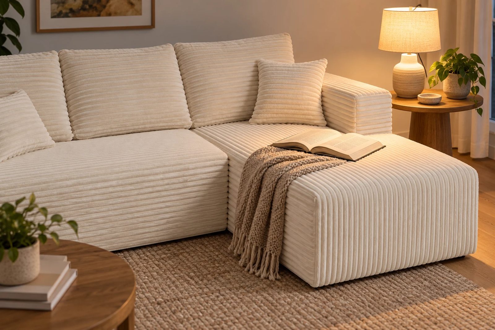 Light the page without putting the lamp base or cord in the nighttime route.