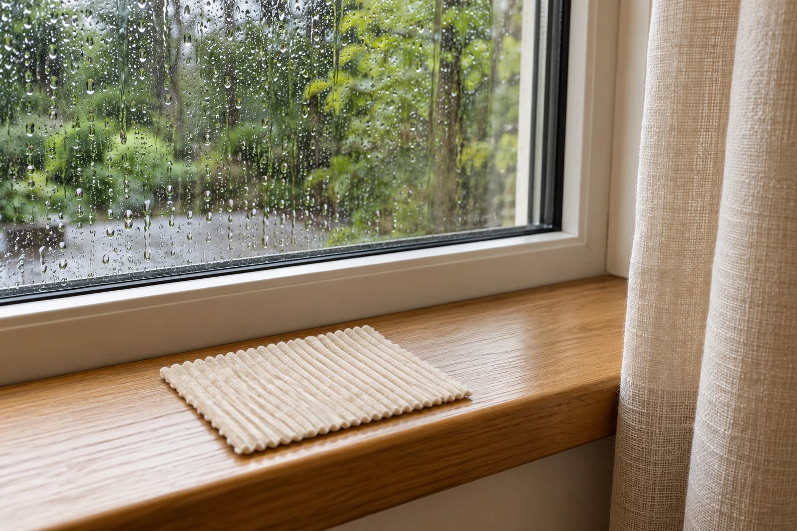 Treat a glazed room as an indoor upholstery space, with weather kept outside.