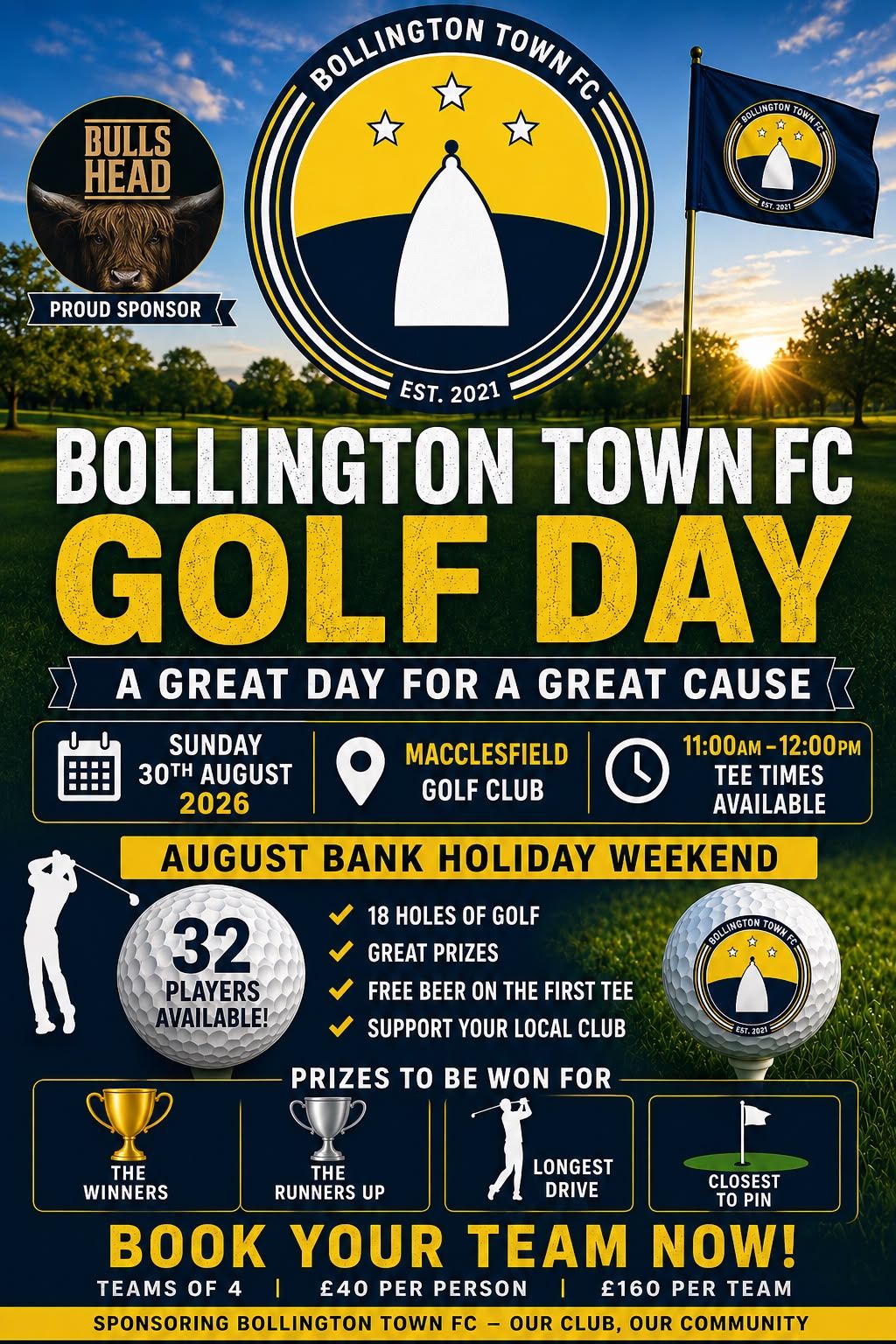 Bollington Town FC Golf Day