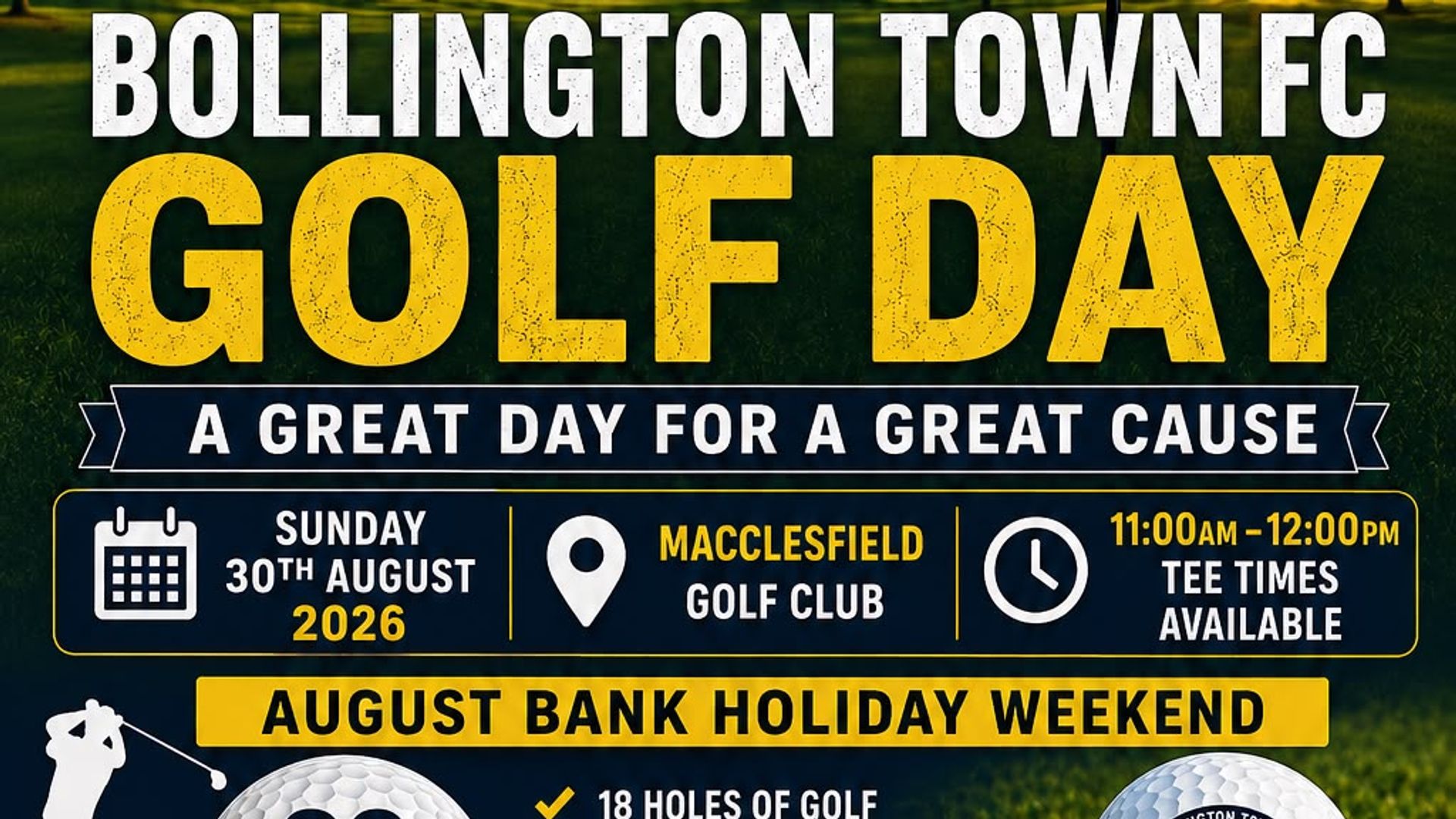 Bollington Town FC Golf Day