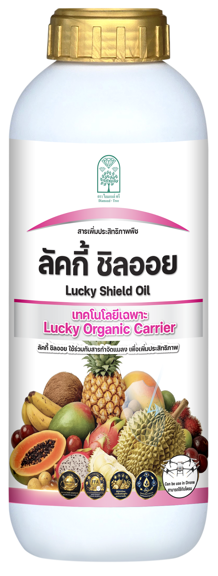 ลัคกี้ ชิลออย (12x1ลิตร)