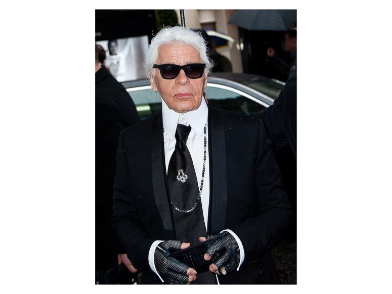 Karl Lagerfeld in 2014. (Photo: Christopher William Adach)