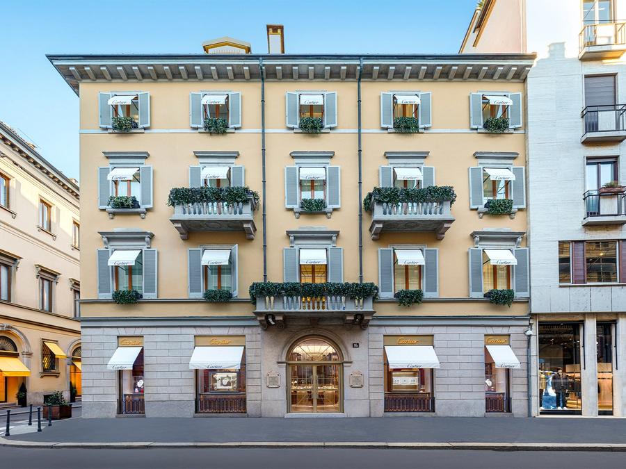 Cartier's Milan flagship store