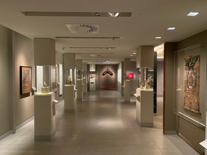 The entry gallery to the “Gateway to Himalayan Art” exhibition on the second floor of the Rubin Museum. (Photo: Spencer Bailey)