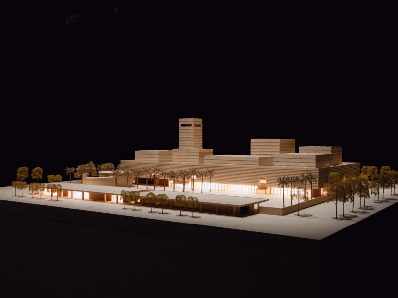 An architectural model by Adjaye Associates. (Photo: Matteo de Mayda. Courtesy La Biennale di Venezia)