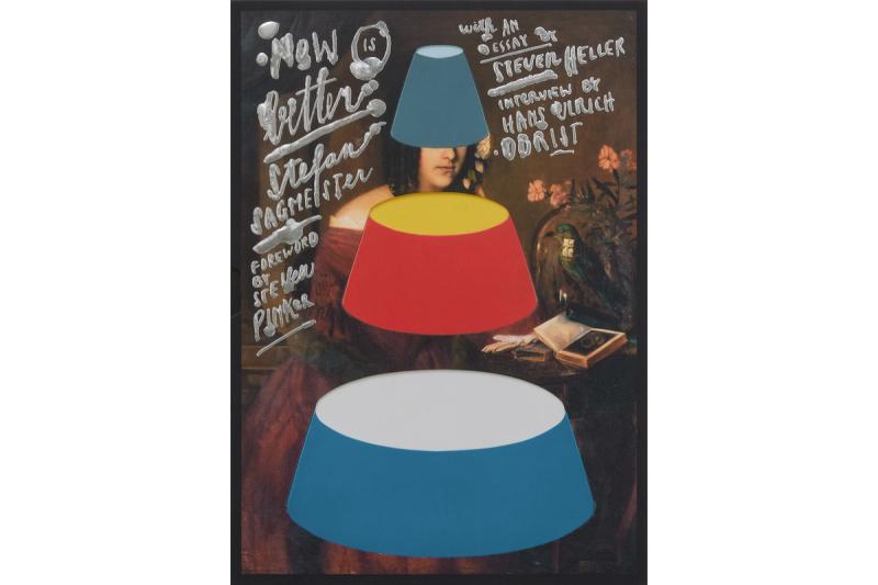 Cover of Sagmeister’s new book, “Now Is Better” (2023). (Courtesy Phaidon)