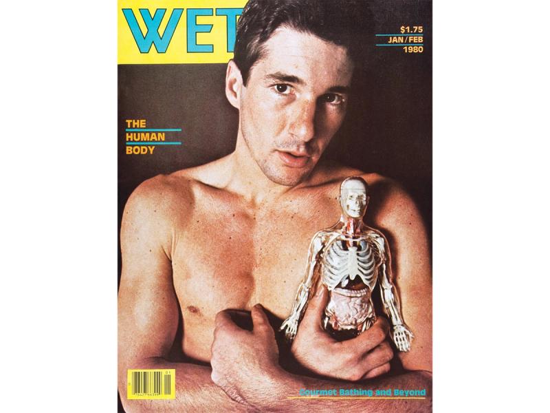 The January/February 1980 cover of “WET” featuring the actor Richard Gere. (Courtesy “WET”)